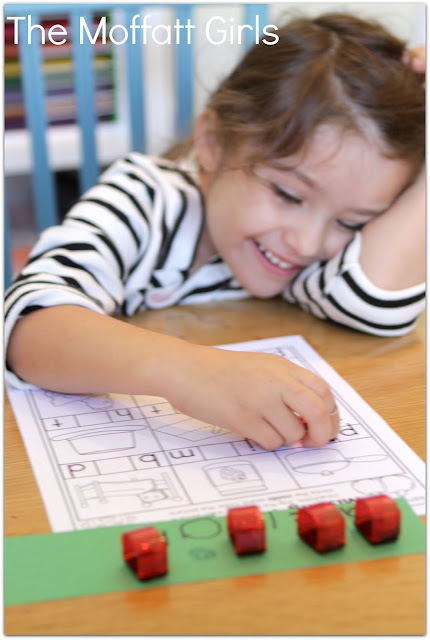 October NO PREP Packet (Kindergarten) in action! Teach basic addition, subtraction, sight words, phonics, letters, handwriting and so much more with the October NO PREP Packet for Kindergarten!