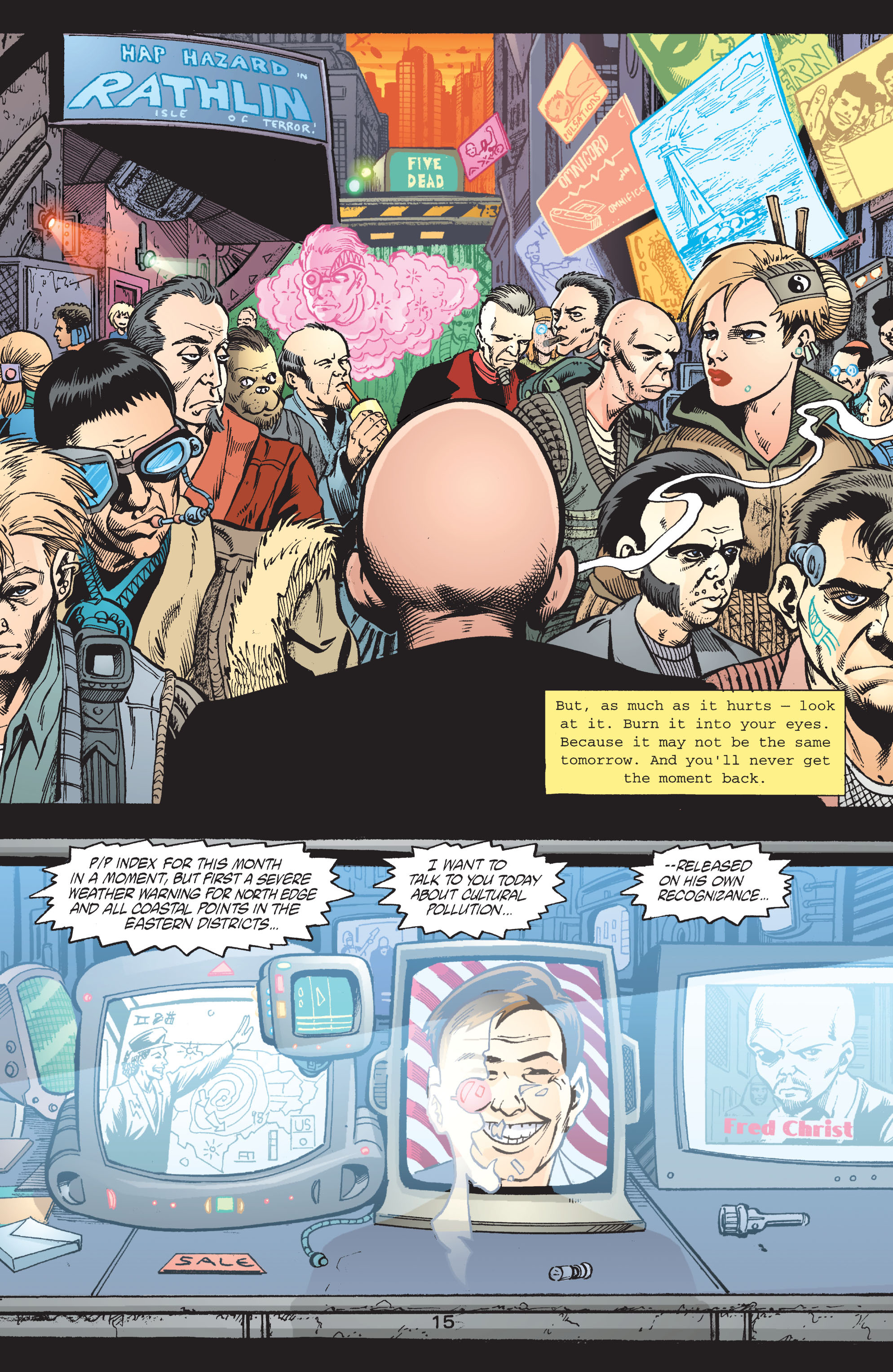 Read online Transmetropolitan comic -  Issue #42 - 16