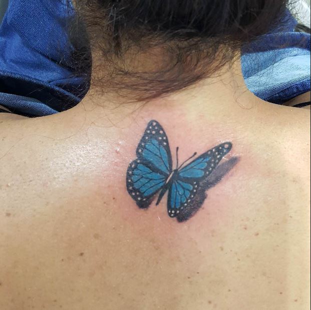 230+ Cute Back Of Neck Tattoos For Girls (2019) With ...