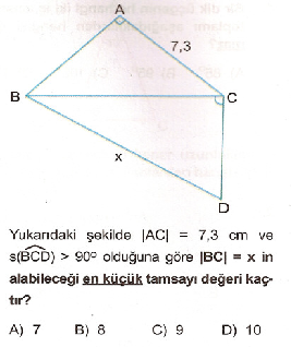 8. Sınıf Matematik 1. Dönem 3. Yazılı Soruları ve Cevapları - Nette Buldum