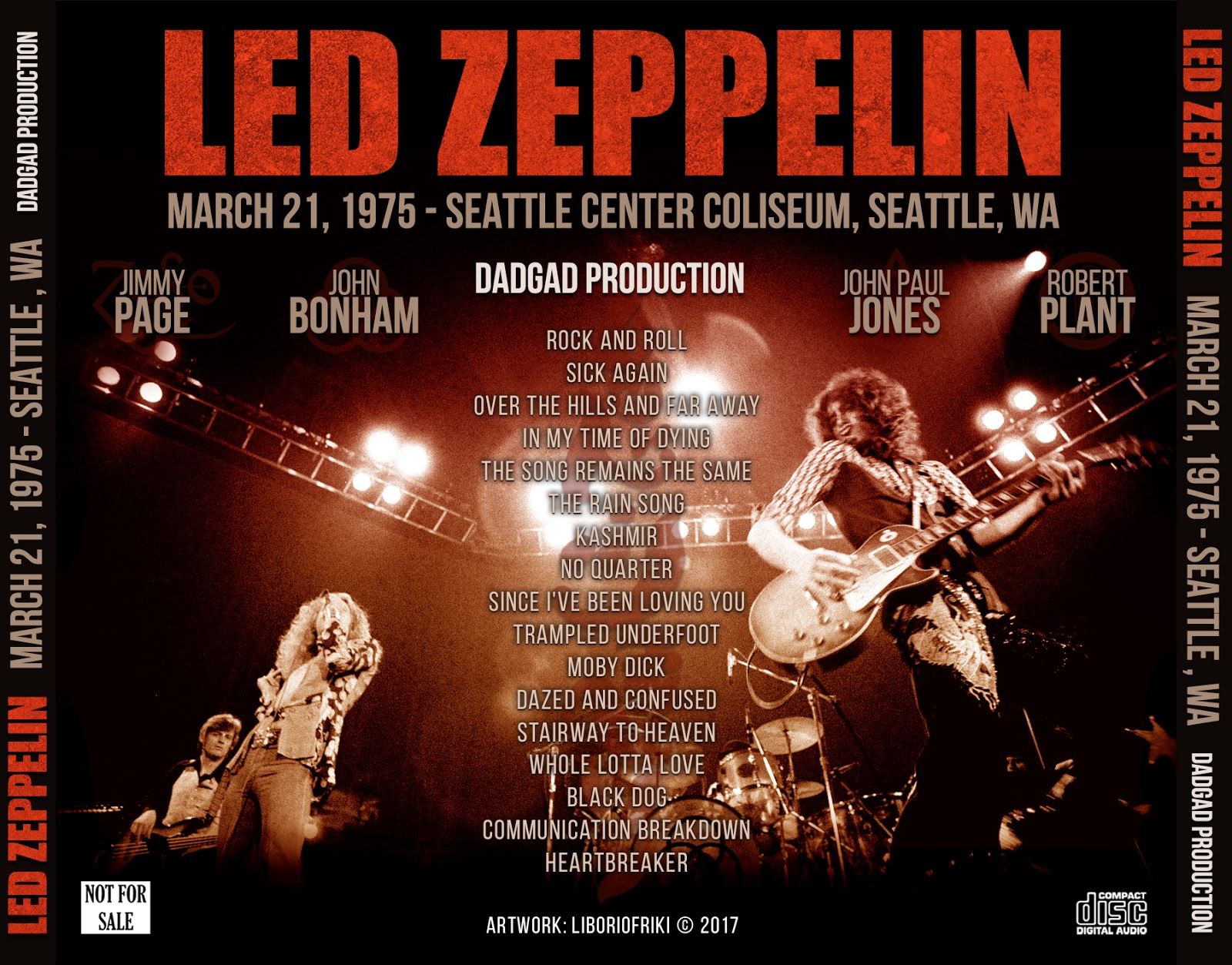 Led Zeppelin 19750321 Seattle, WA (Soundboard / dadgad