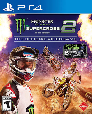 Monster Energy Supercross The Official Videogame 2 Game Cover Ps4