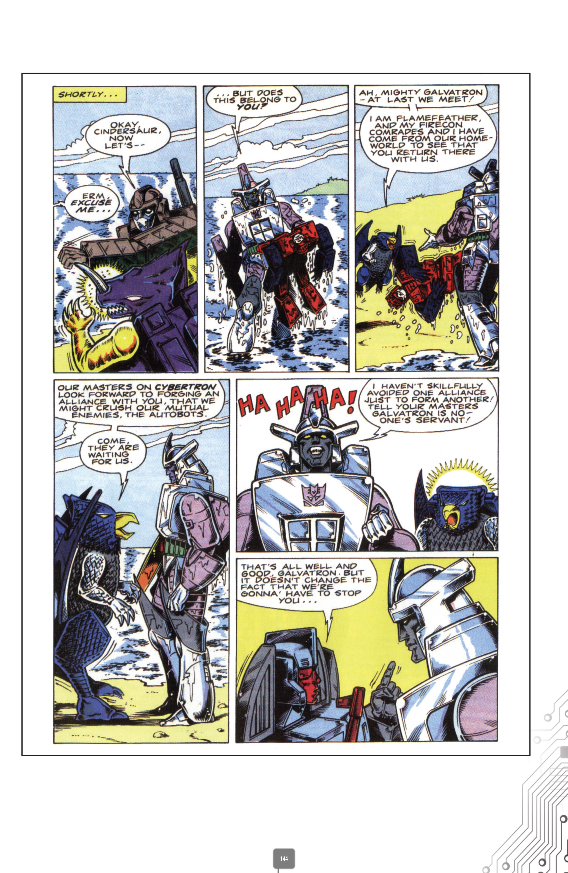 Read online The Transformers Classics UK comic -  Issue # TPB 5 - 144