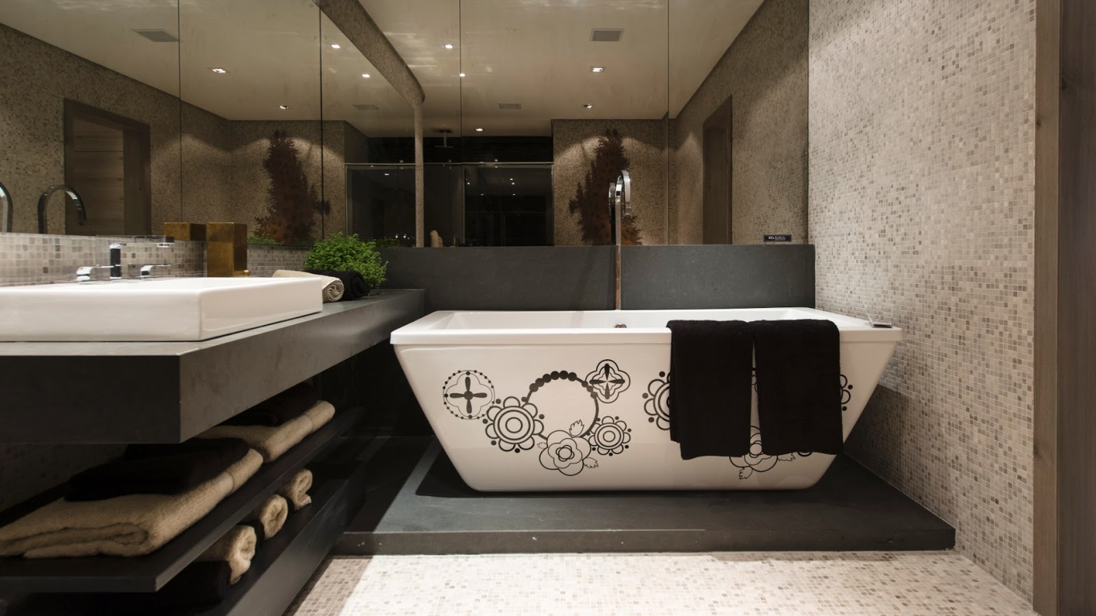Construindo Minha Casa Clean 30 Banheiros Decorados Com Pastilhas Construindo Minha Casa Clean 30 Banheiros Decorados Com Pastilhas