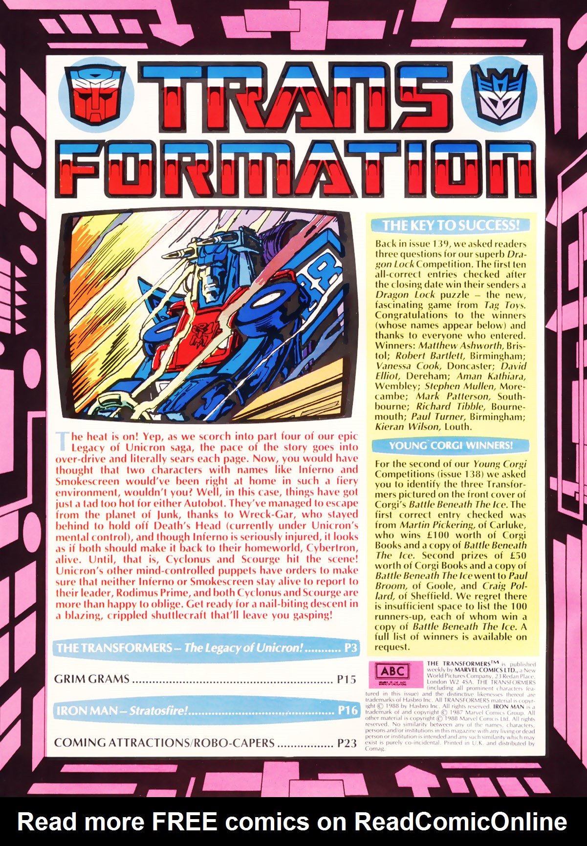Read online The Transformers (UK) comic -  Issue #149 - 2