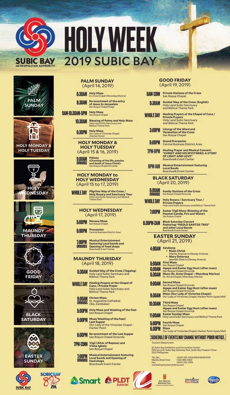 Weeklong Lenten program set in Subic Bay Freeport SubicNewsLink