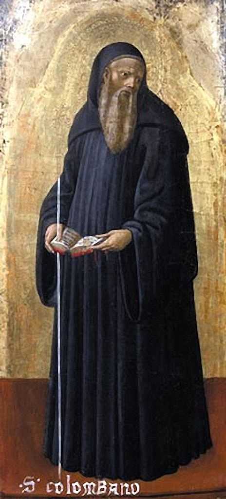 Gloria de la Edad Media San Columbano pilar de la Cristiandad