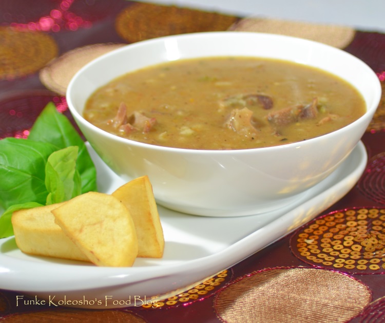 Chicken Gizzard & Yam Broth