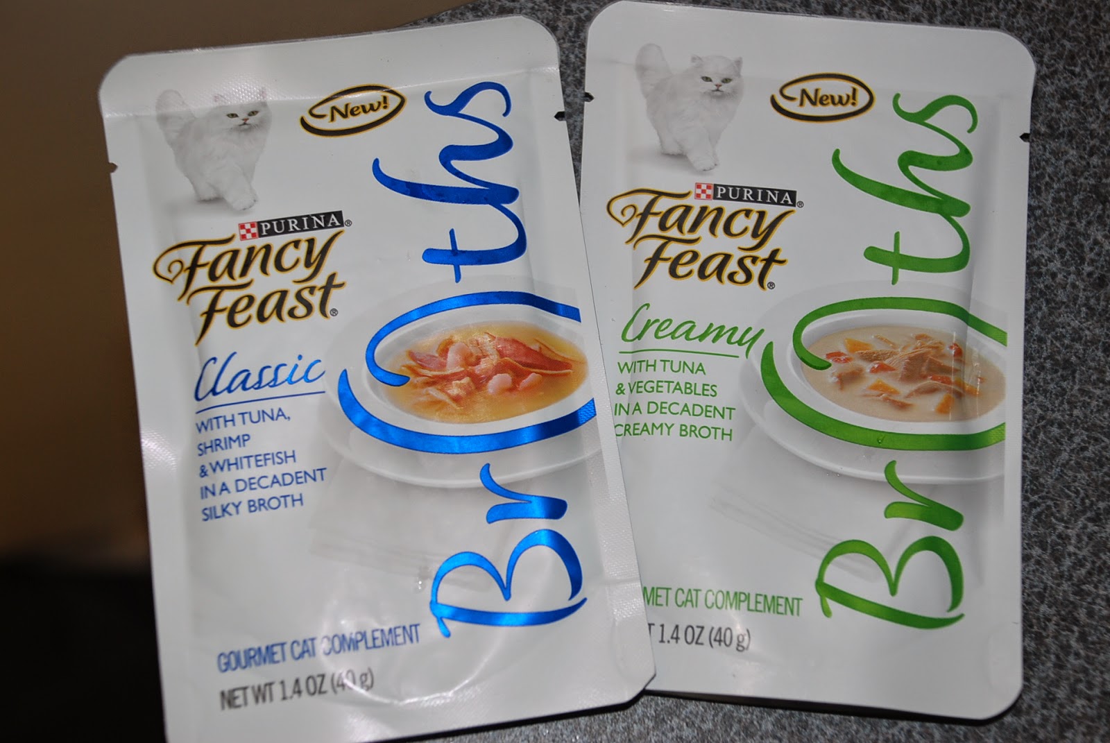 Andrea's World Reviews Fancy Feast® Broths & GIFT CARD GIVEAWAY!!