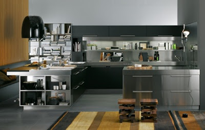 decora y disena: COCINAS DE ACERO INOXIDABLE
