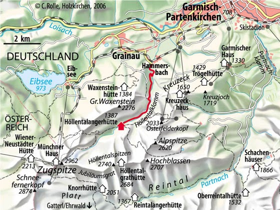 Deutschlandkarte blog: Zugspitse Stadt Karte Bilder