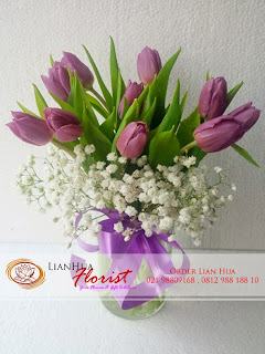 jual bunga tulip, rangkaian bunga tulip, bunga tulip ulang tahun, toko bunga di jakarta, karangan bunga tulip, bunga tulip ungu