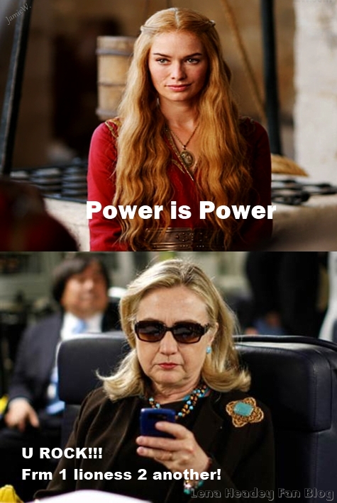 fake texts lena headey hillary clinton lena headey fan blog
