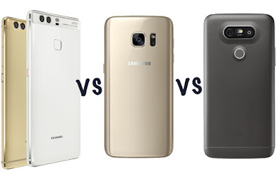 P9، P9 Plus، Galaxy S7، LG G5