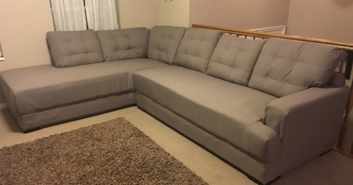 Utah County Mom Beginner's guide to reupholstering a sectional sofa STEP ONE