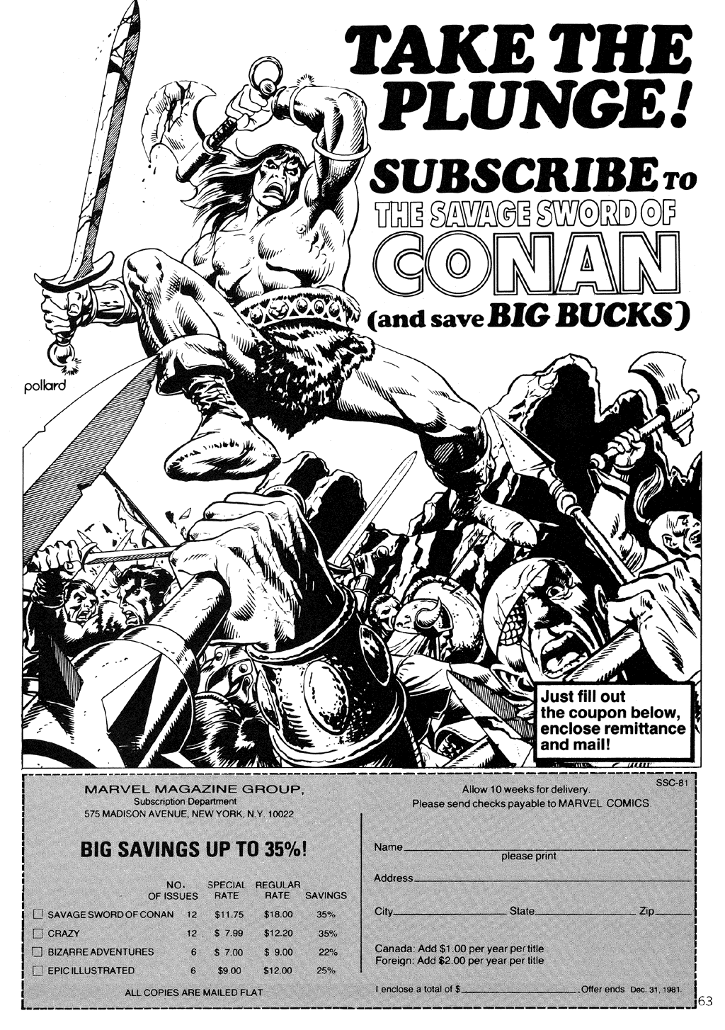 Read online The Savage Sword Of Conan comic -  Issue #71 - 63
