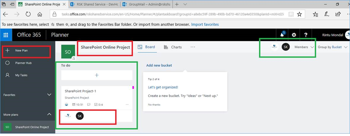 rintu mondal microsoft planner part 1