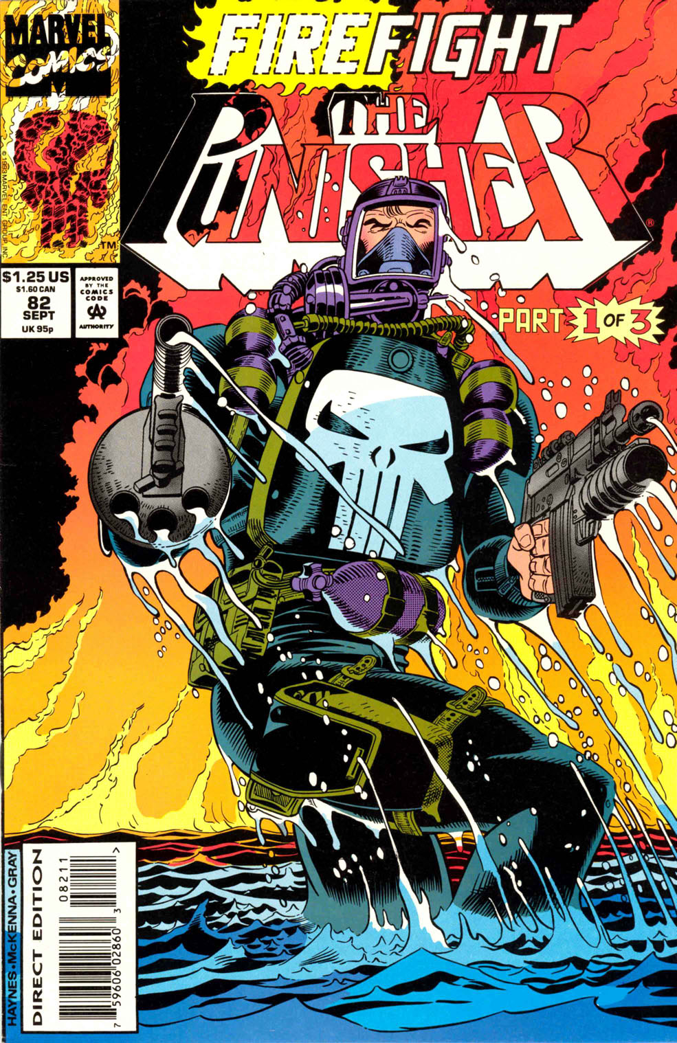 Read online The Punisher (1987) comic -  Issue #82 - Firefight - 1
