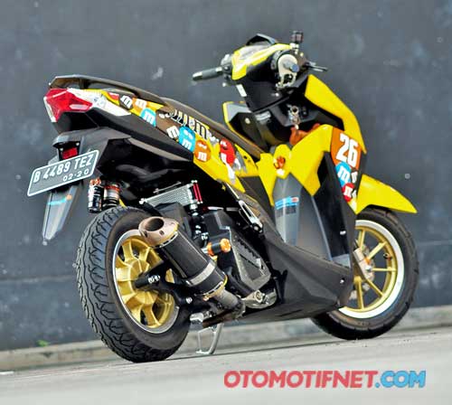 MODIFIKASI HONDA VARIO 150 CC DENGAN GAYA SPORTY ABIS