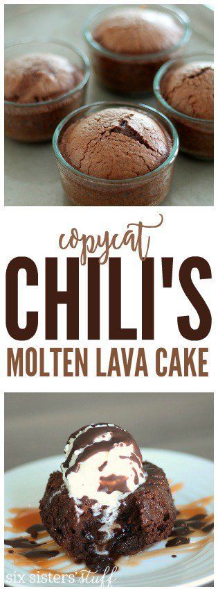 COPYCAT CHILI’S MOLTEN LAVA CAKE RECIPE