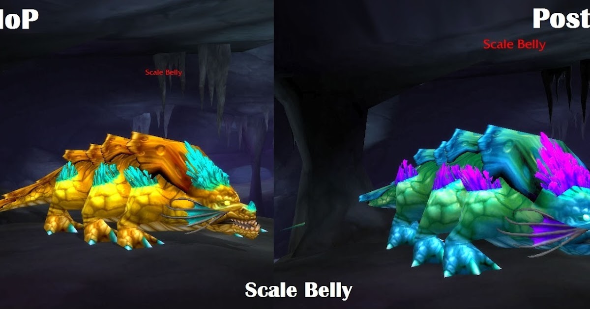 WoW Rare Spawns Basilisks (Tamable in MoP) Get a Makeover