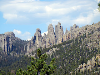 Views from the Needles Highway in Custer State Park in South Dakota