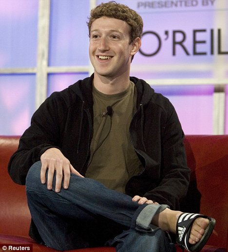 mark zuckerberg adidas flip flops