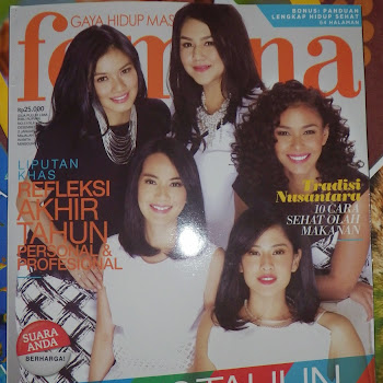 Dimuat di Majalah Femina No.51 Desember 2014