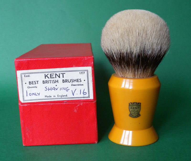 Fido's Shaving Blog Kent V16 vintage shaving brush