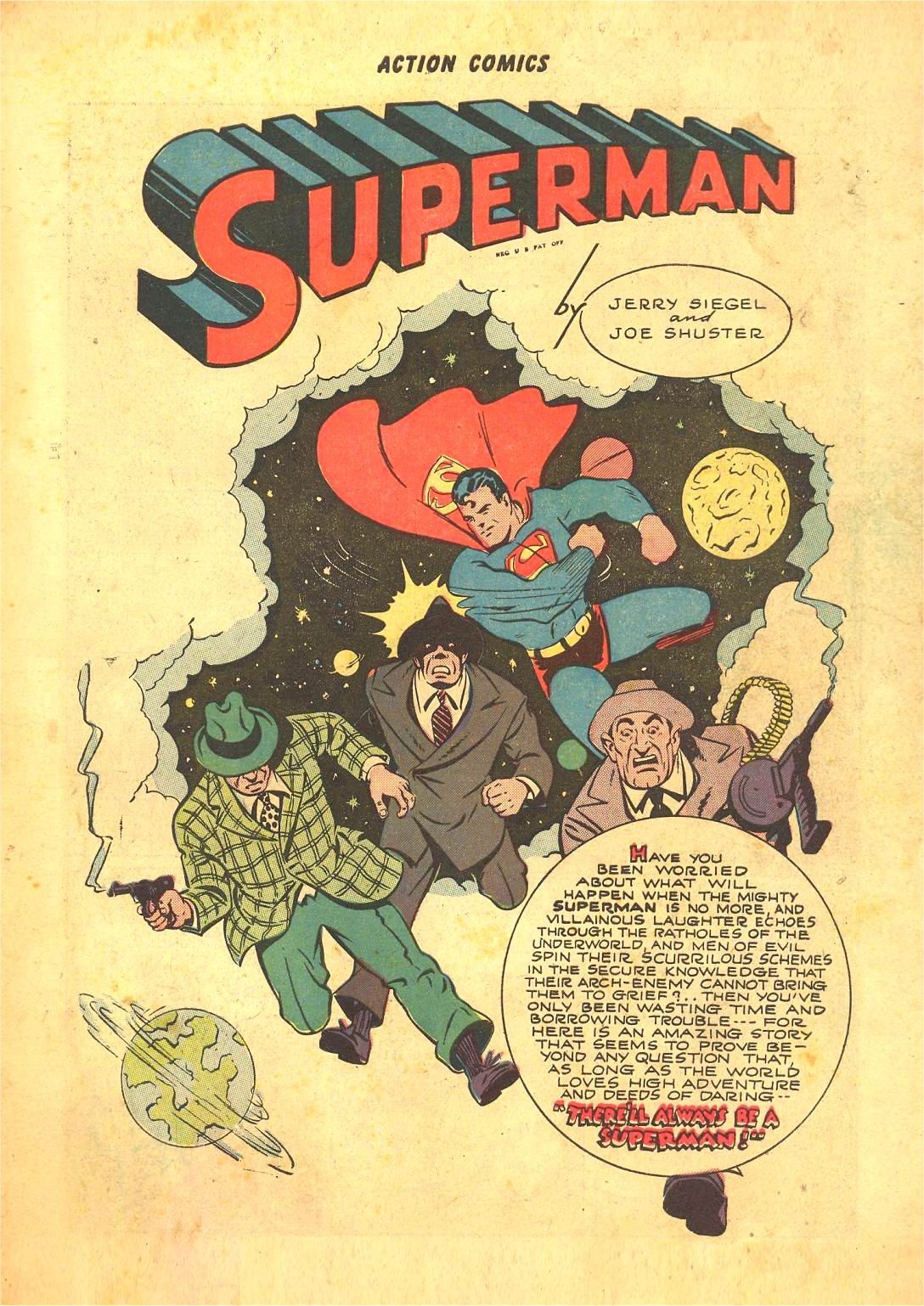 Read online Action Comics (1938) comic -  Issue #62 - 2