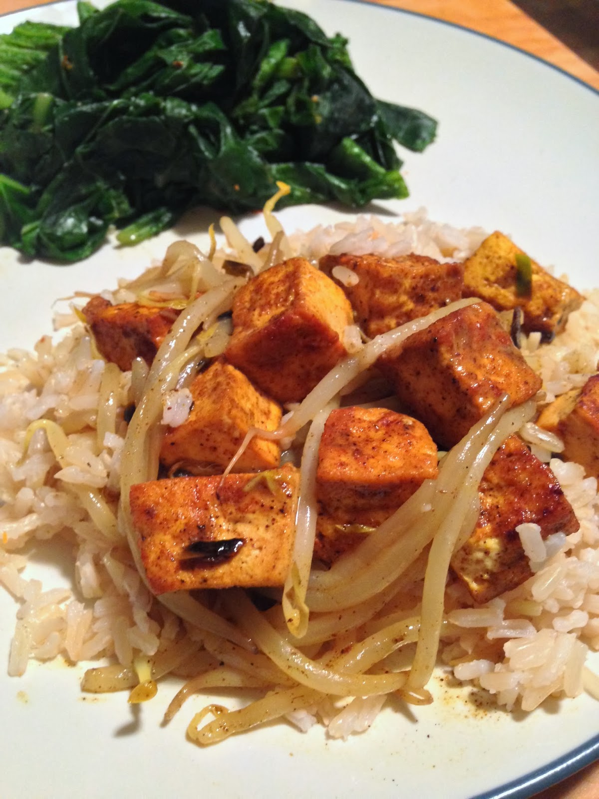 Food for the Week: Indian Style Tofu and Bean Sprouts