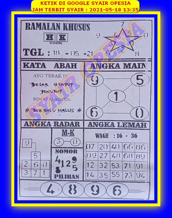 PREDIKSI hongkong pools