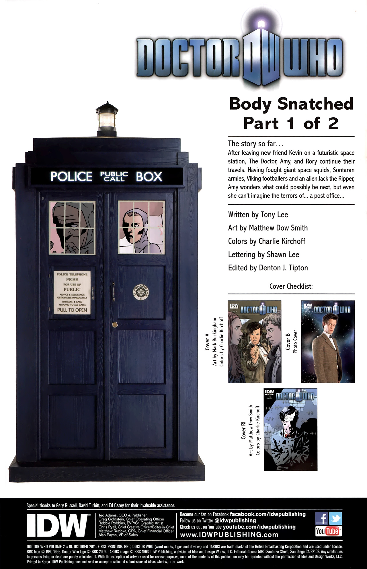 Read online Doctor Who (2011) comic -  Issue #10 - 4