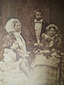 Daguerreotype of Queen Victoria, Princess Alice, the Prince of Wales (later King Edward VII) and Princess Mary, Duchess of Gloucester, 1856