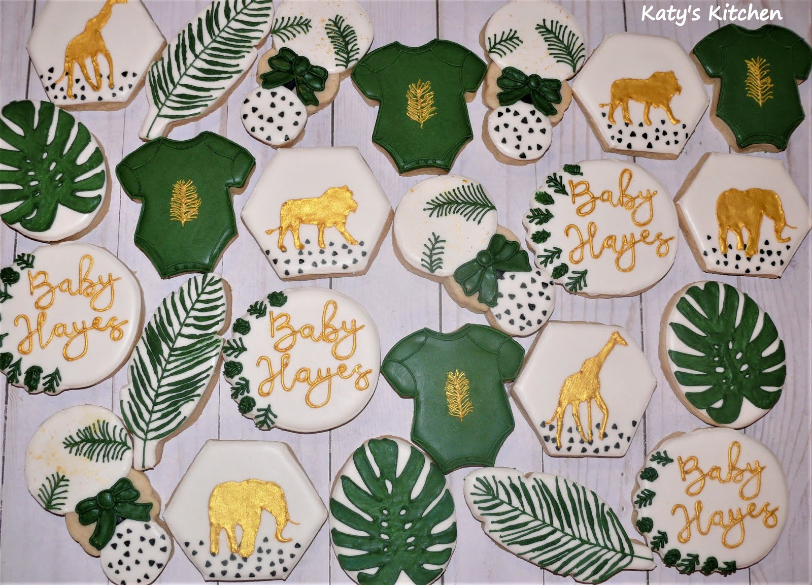 Safari Baby Shower cookies