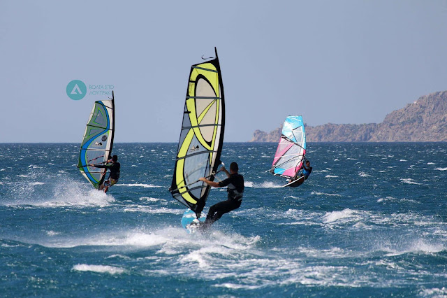Windsurfing in Loutraki Greece with Extremers Base Photo Panos Mavropanos for Volta sto Loutraki Windsurfing in Loutraki Greece with Extremers Base Photo Panos Mavropanos for Volta sto Loutraki