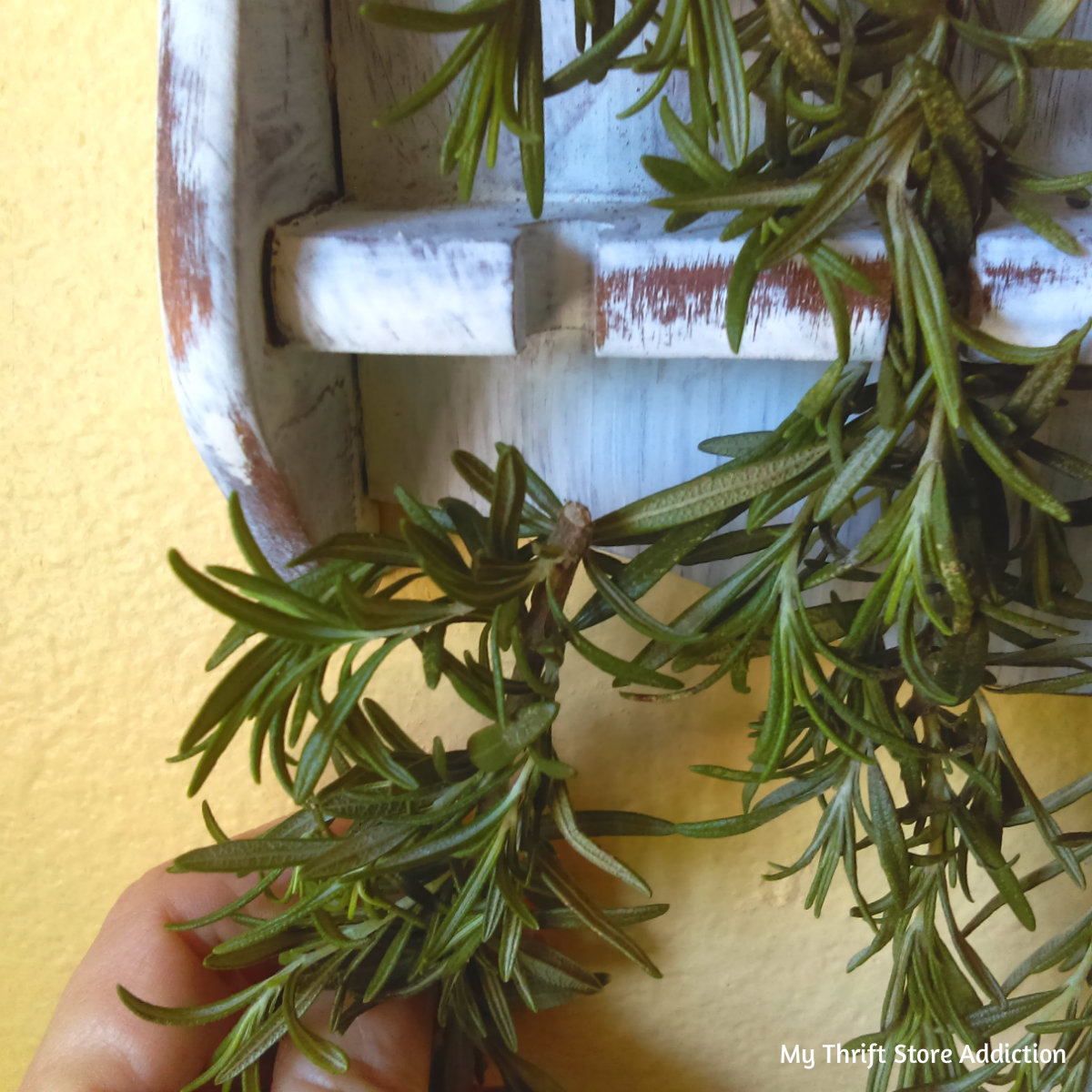 vintage spoon display repurposed herb drying rack