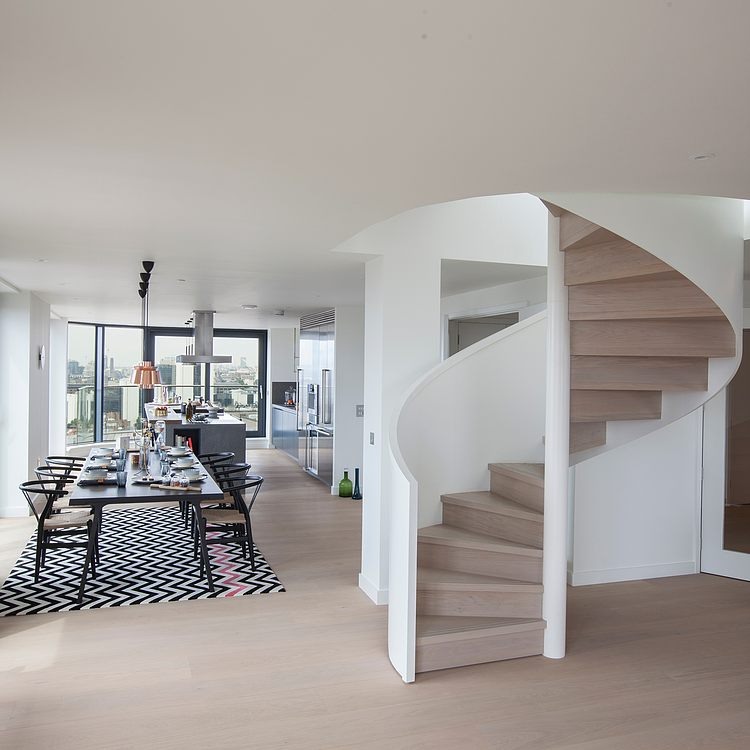 Mcompany style: cómo decorar con escaleras de caracol