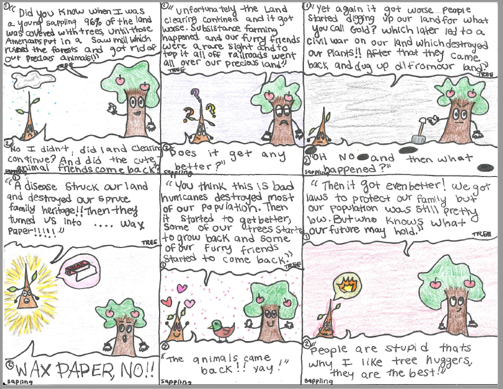 5th grade comic strip writing image