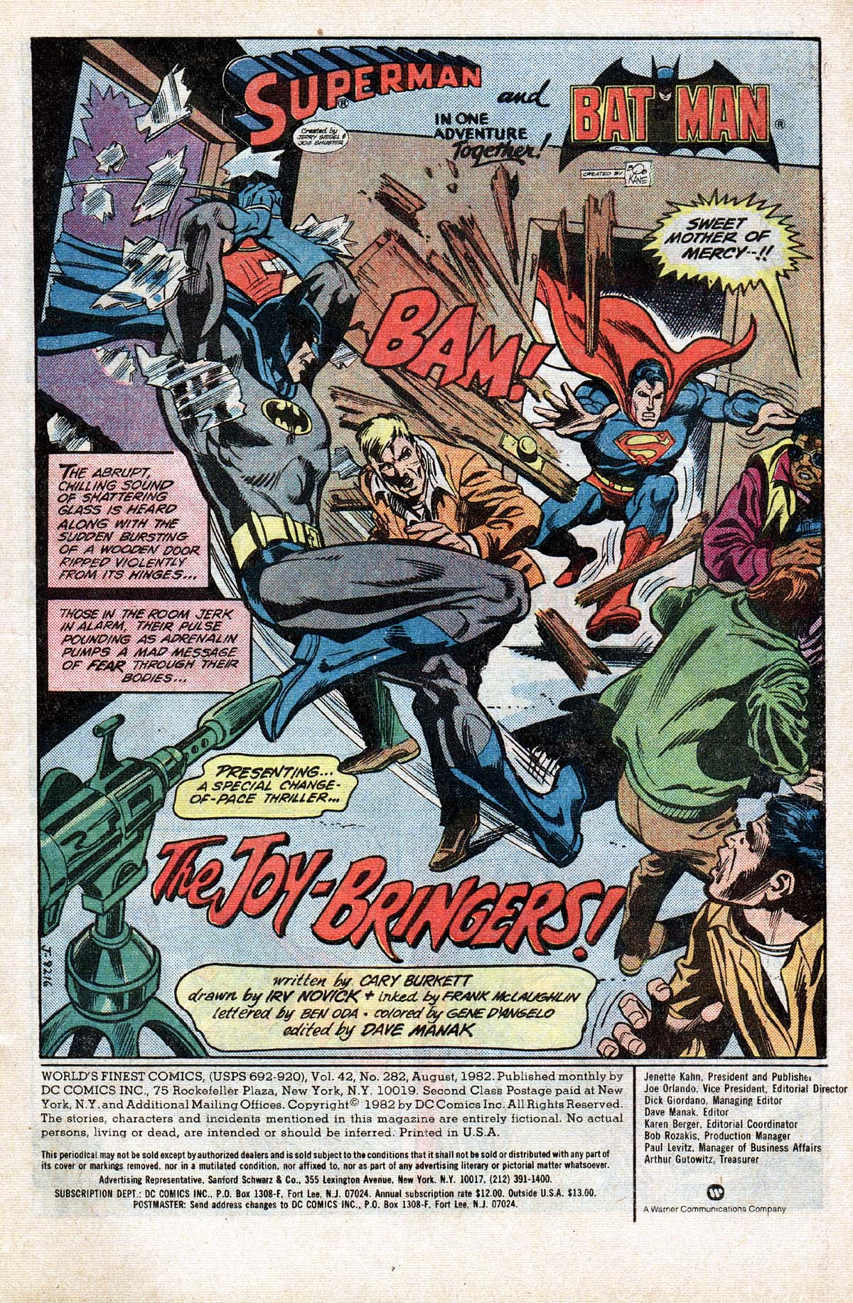 Read online World's Finest Comics comic -  Issue #282 - 2