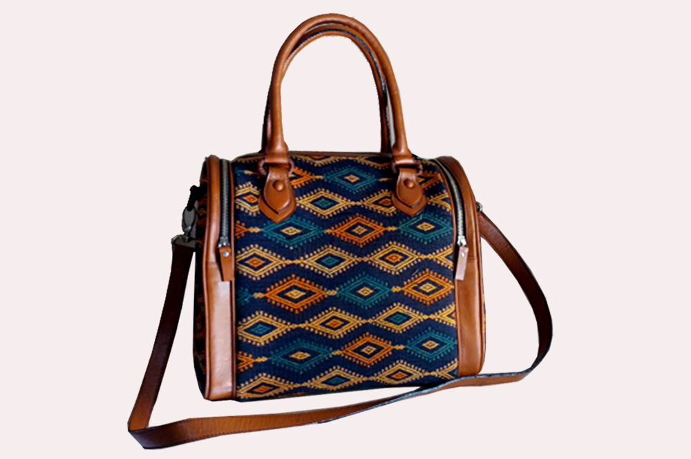 traditional woven fabric bag