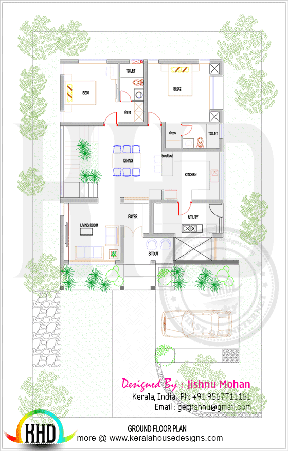 Ground floor plan Ground floor plan