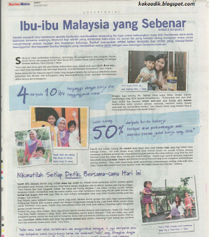 FEATURED IN HARIAN METRO : FRISO CAMPAIGN
