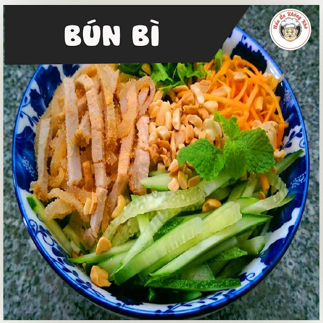 cách nấu món bún bì