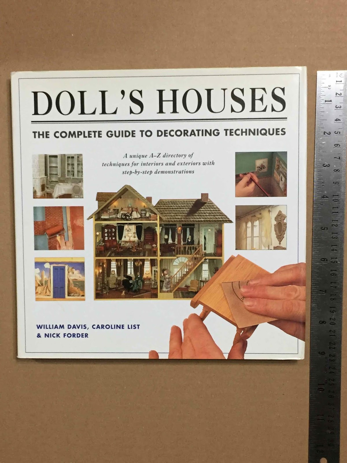 Nine books about building dolls houses