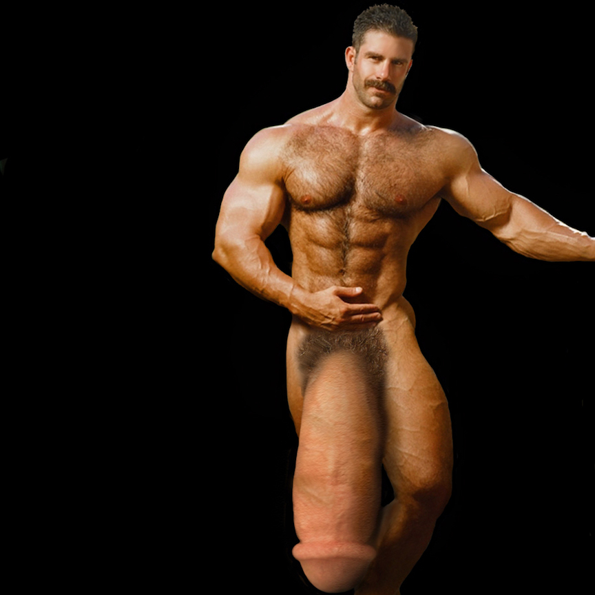 864px x 864px - Gigantic Huge Meat: Classic muscle-porn-bear Pete Kuzak's massive turgid  cock swings slowly, heavily, thumping his ankle as he stands around waiting  for someone to suck and jack his extremely thick dick. If