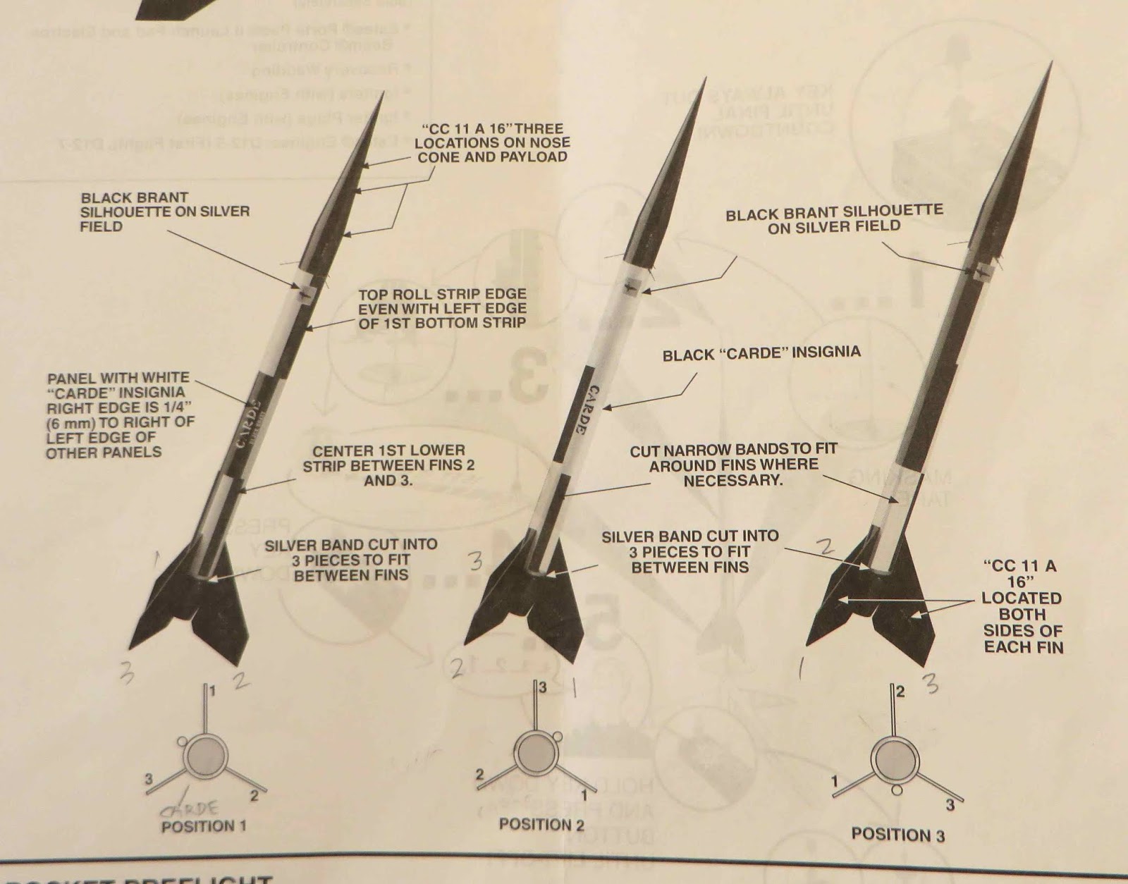 Model Rocket Building Estes Black Brant II Kit 1958 Build, Part 14