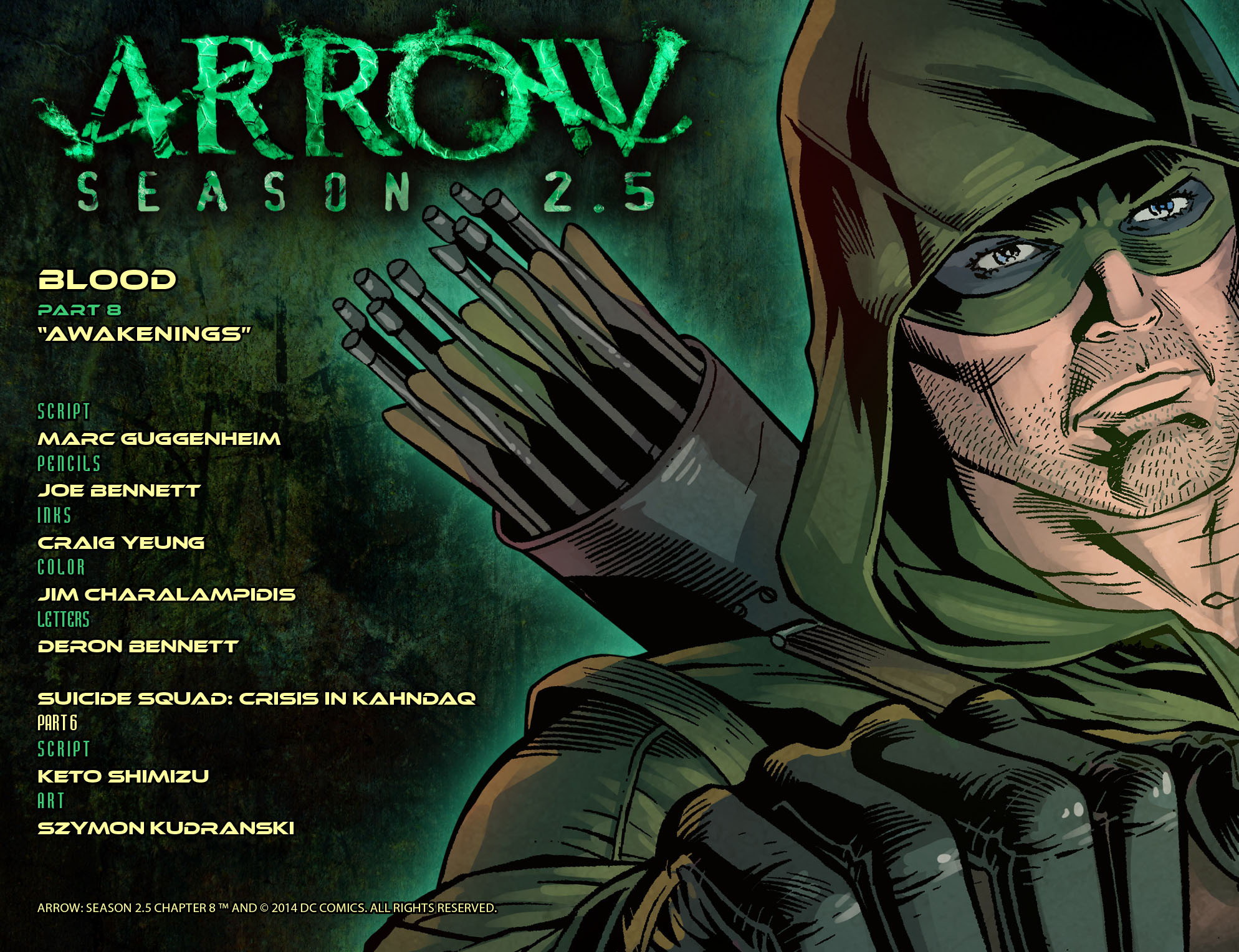 Read online Arrow: Season 2.5 [I] comic -  Issue #8 - 2