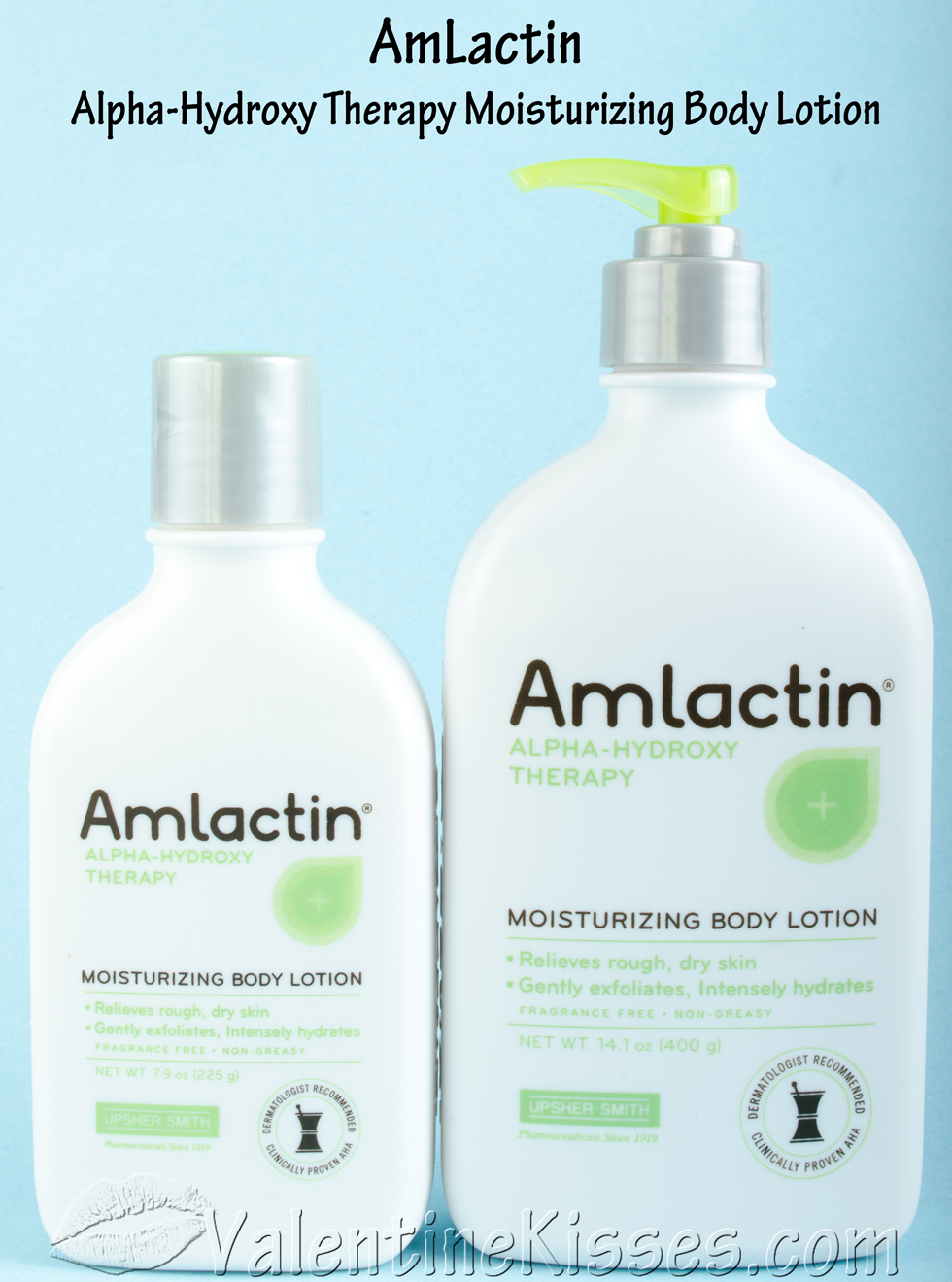 Valentine Kisses AmLactin Alpha Hydroxy Therapy Moisturizing Body