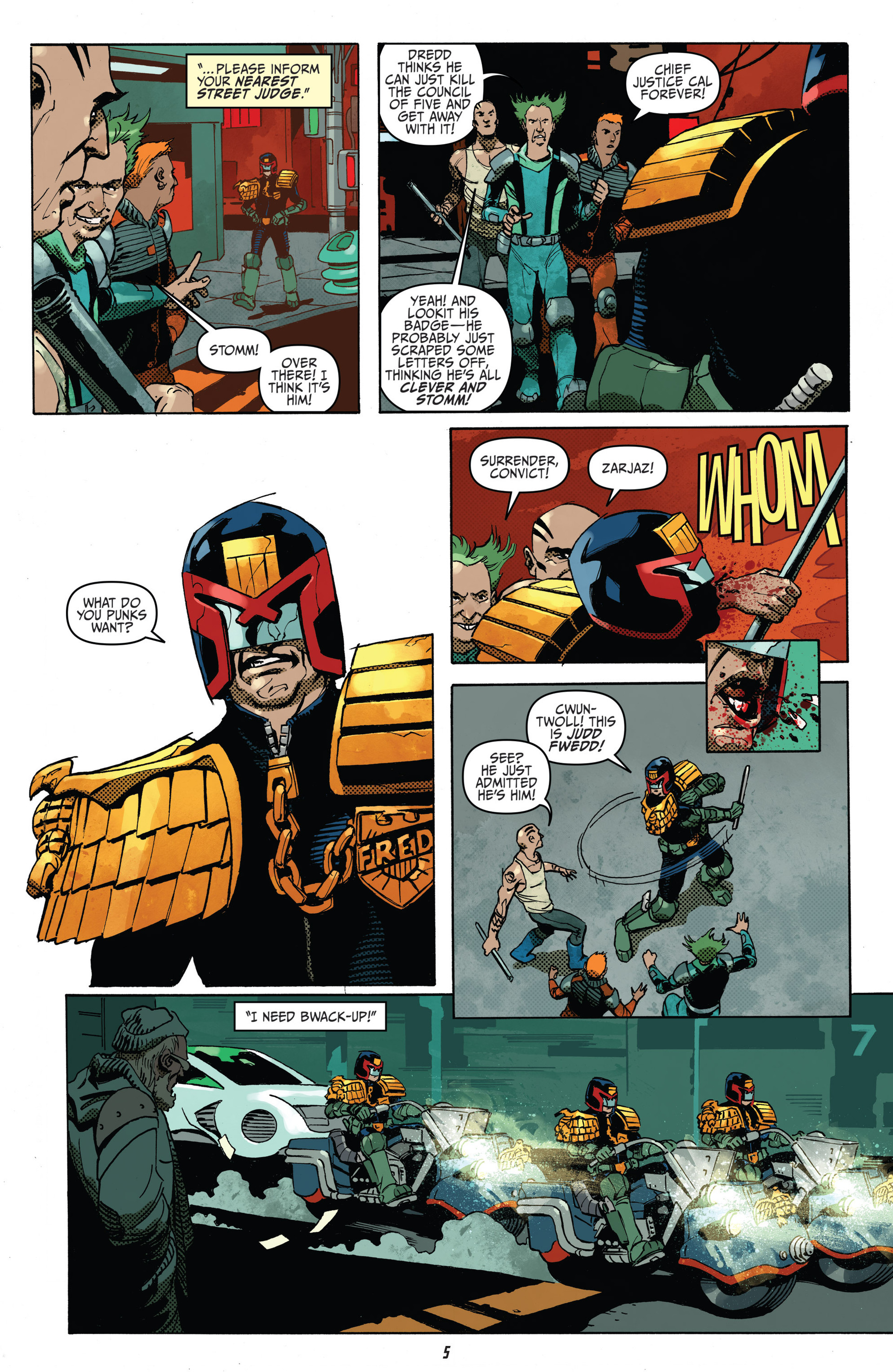 Read online Judge Dredd (2012) comic -  Issue #25 - 7